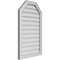 Ekena Millwork Octagonal Top Surface Mount PVC Gable Vent w/ 2"W x 1-1/2"P Brickmould Frame, 22"W x 36"H GVPOT22X3602SN - alternate 2